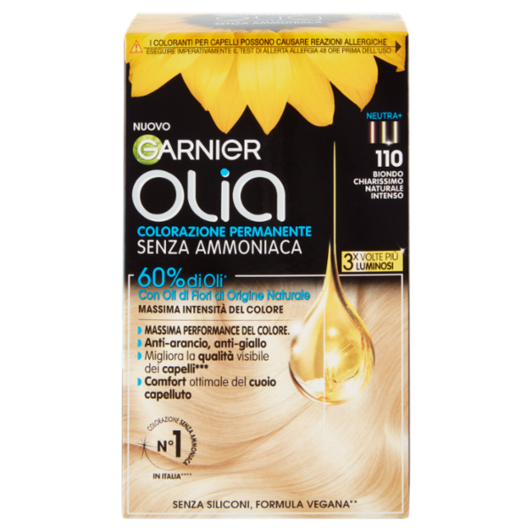 Garnier Olia Tinta Capelli, Senza Ammoniaca, Super blonds 110