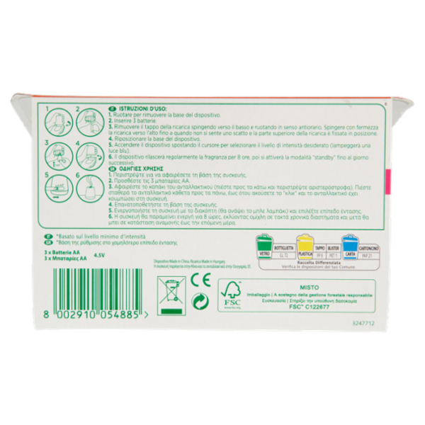 Air Wick Diffusore di Fragranza con oli essenziali Mandarino e Arancia Profumatore per ambiente 20 m