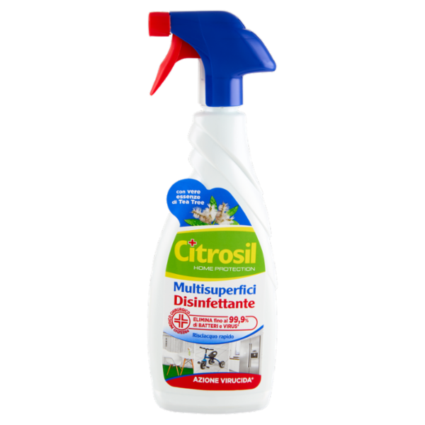Citrosil Home Protection Multisuperficie Disinfettante con vere essenze di Tea Tree 650 ml