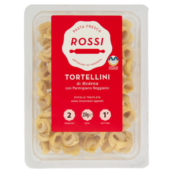 Pasta Fresca Rossi Tortellini di Modena con Parmigiano Reggiano 250 g