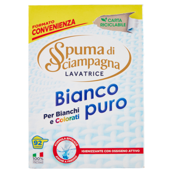 Spuma di Sciampagna Bianco puro Lavatrice 4140 g