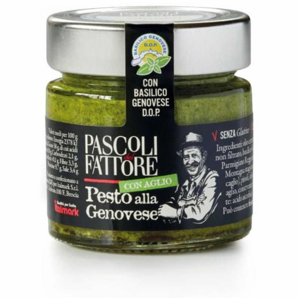 Pascoli Del Fattore Pesto Alla Genovese Con Aglio 90g