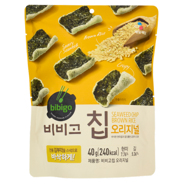 bibigo Seaweed Chip Brown Rice 40 g