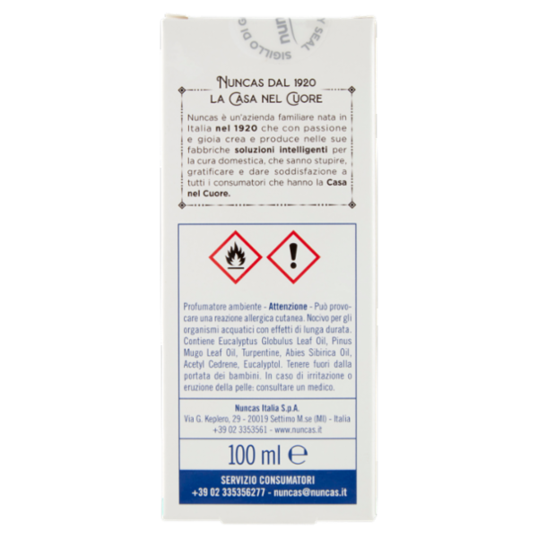 nuncas Parfum Thermo Balsamico Eucalipto Menta 100 ml