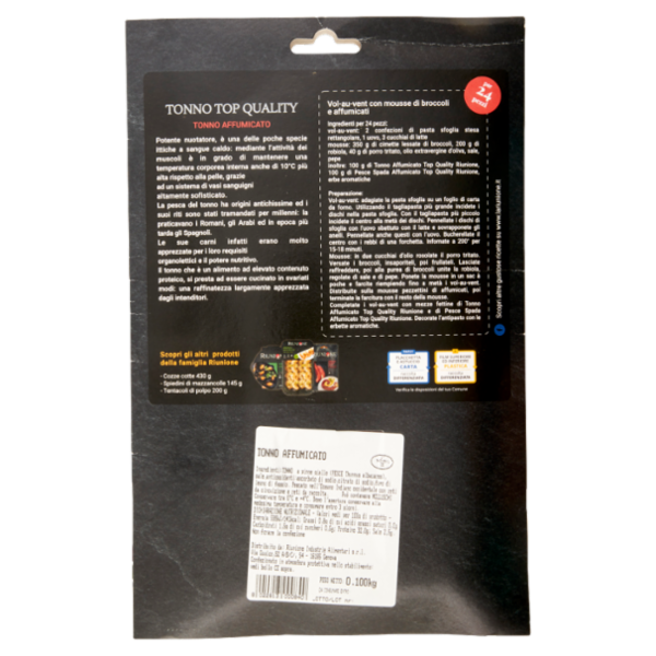 Riunione Tonno Top Quality Tonno Affumicato 0,100 kg
