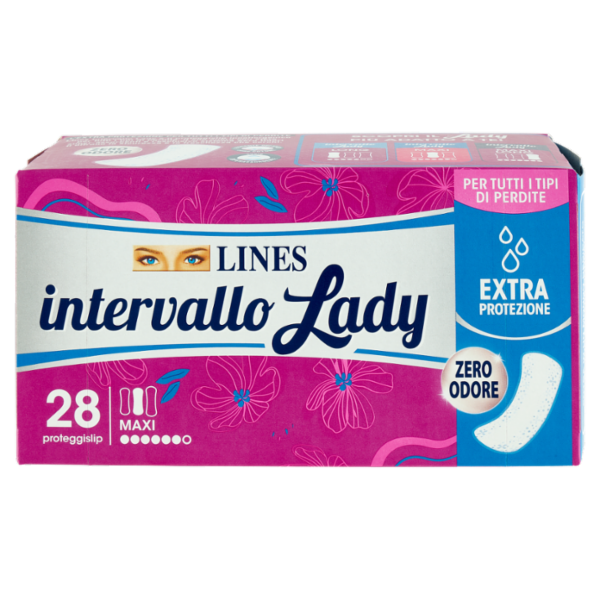 Lines intervallo Lady proteggislip Maxi Disteso 28 pz