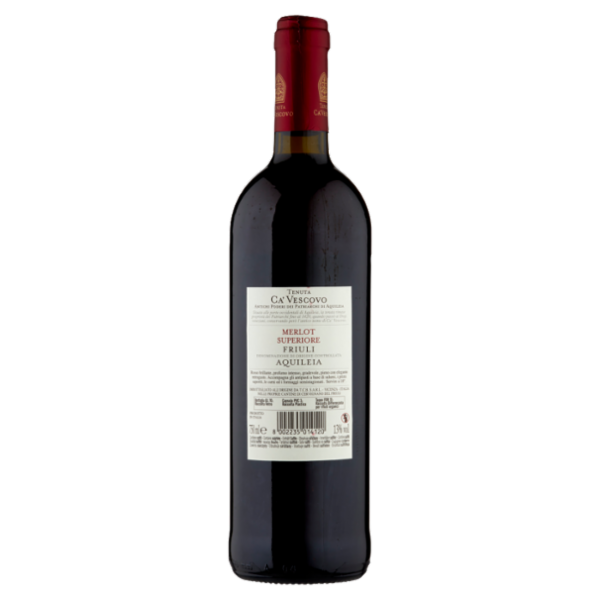 Tenuta Ca' Vescovo Merlot Superiore Friuli DOC Aquileia 750 ml