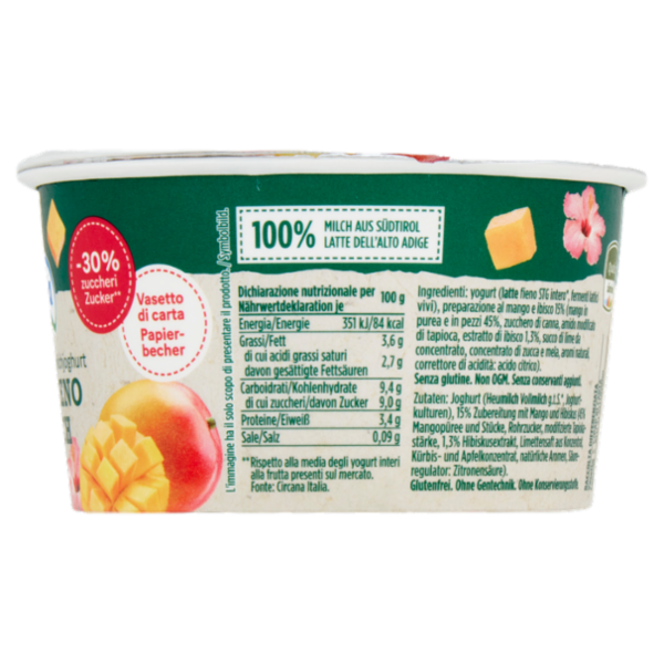 mila Yogurt intero Latte Fieno Mango - ibisco 150 g