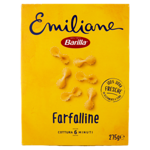 Barilla Emiliane Farfalline Pasta all'Uovo 275 g