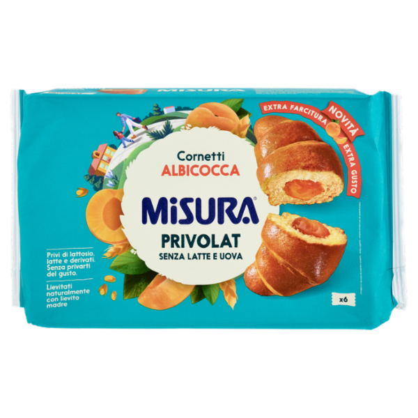 Misura Privolat 6 Cornetti Albicocca 298 g