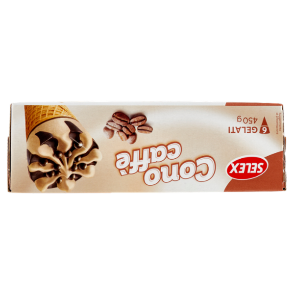 Selex 6 Coni di Gelato Caffè 450 g