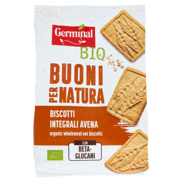 Germinal Bio Buoni per Natura Biscotti Integrali Avena 300 g