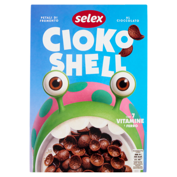 Selex Cioko Shell Petali di Frumento al Cioccolato 375 g
