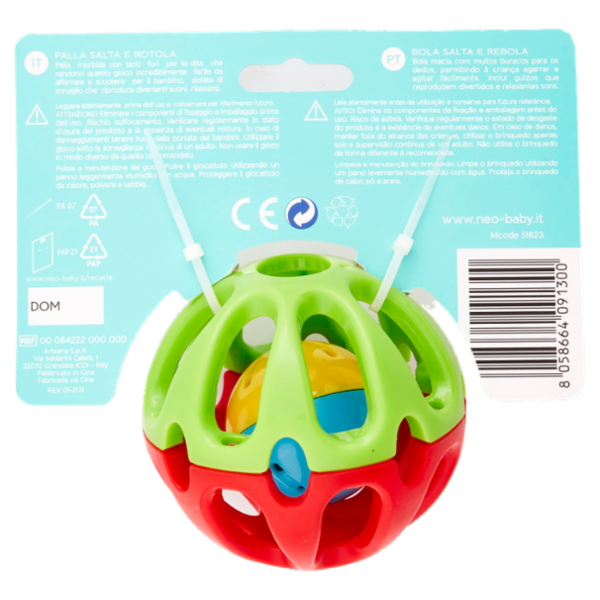 neo Baby Palla Salta e Rotola 6m+