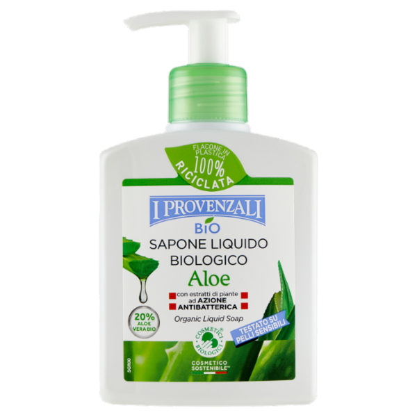 I Provenzali Bio Sapone Liquido Biologico Aloe 250 ml