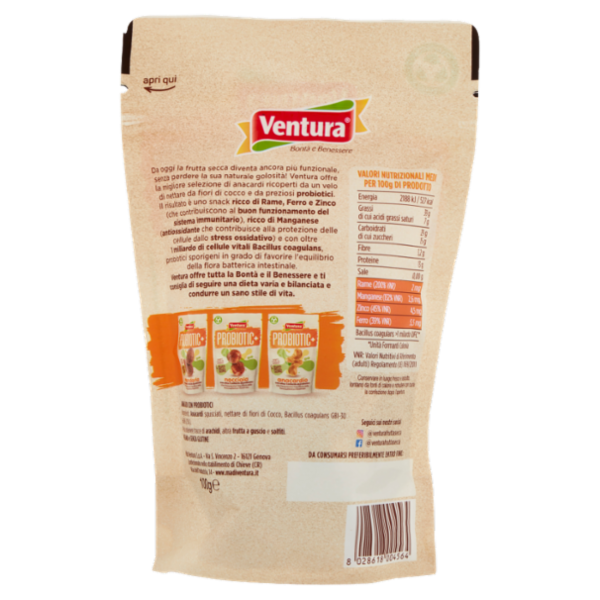 Ventura Probiotic+ anacardio 100 g