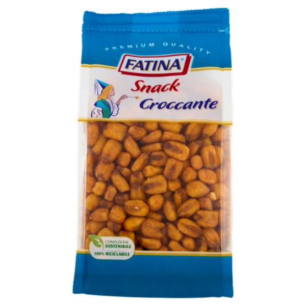 Fatina Snack Croccante Mais Tostato Salato BBQ 200 g