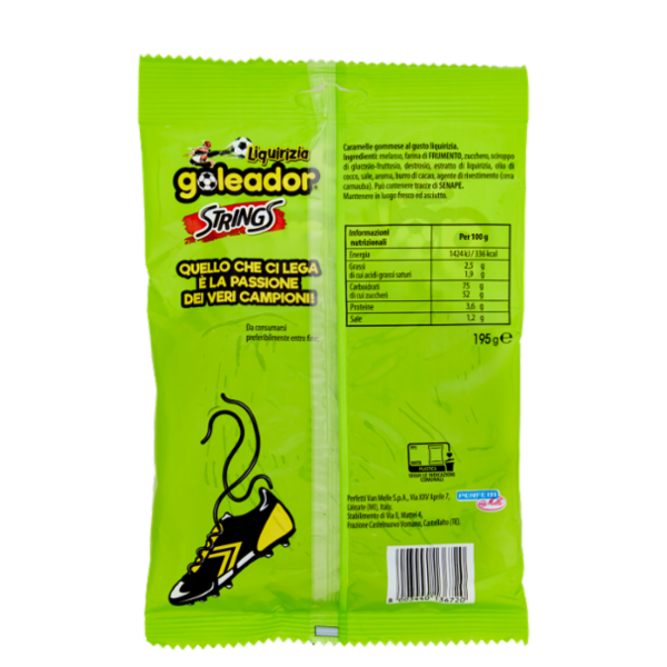 goleador Liquirizia Strings 195 g