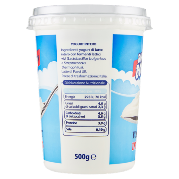 Bianca Bontà Yogurt Intero 500 g