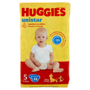 Huggies Unistar Pannolini 5 11-25 Kg 14 Pz