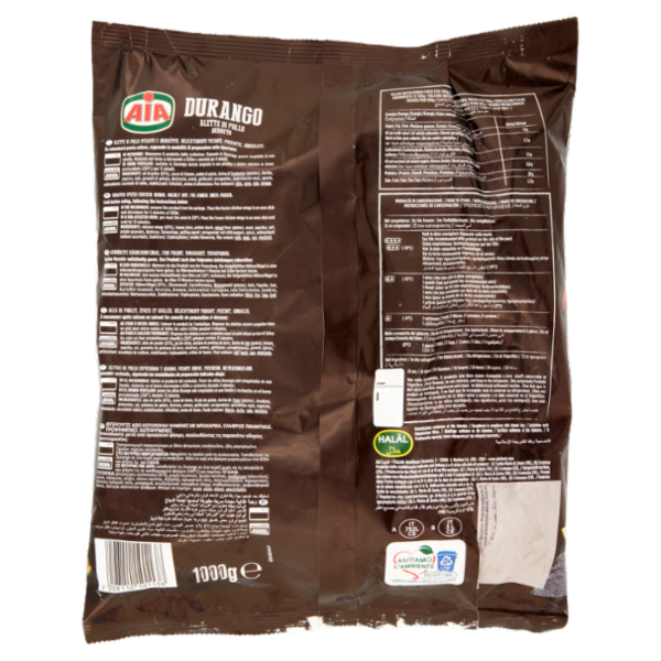 Aia Durango Alette di Pollo Arrosto surgelato 1000 g