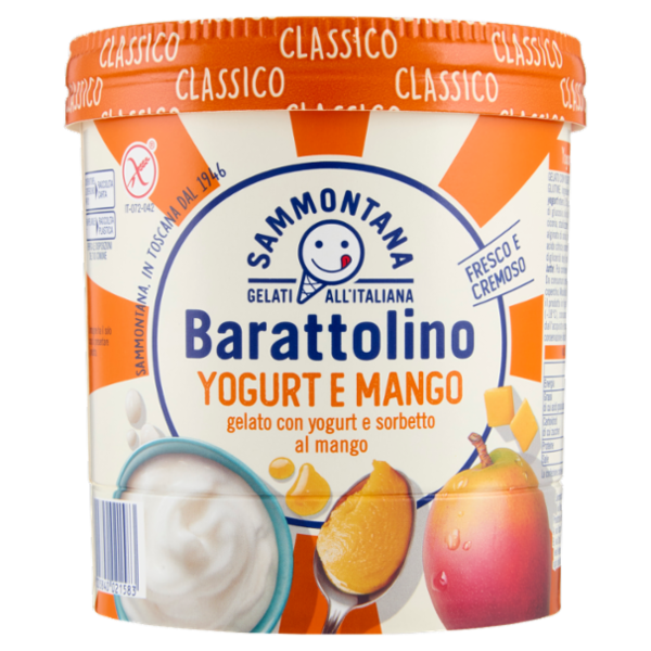 Sammontana Barattolino Classico Yogurt e Mango 500 g