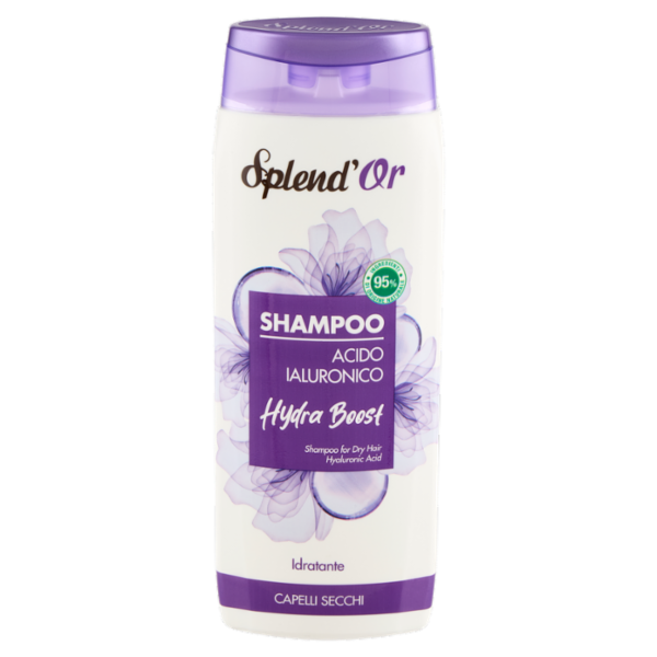 Splend'Or Shampoo Acido Ialuronico Hydra Boost Idratante 300 mL