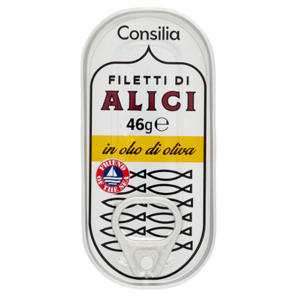 Consilia Filetti di Alici in Olio di Oliva 46 g