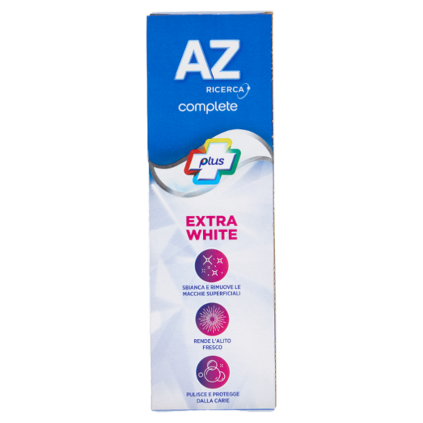 AZ Ricerca Dentifricio Complete Plus Extra White Menta 65 ml