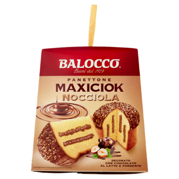 Balocco Panettone Maxiciok Nocciola 800 g