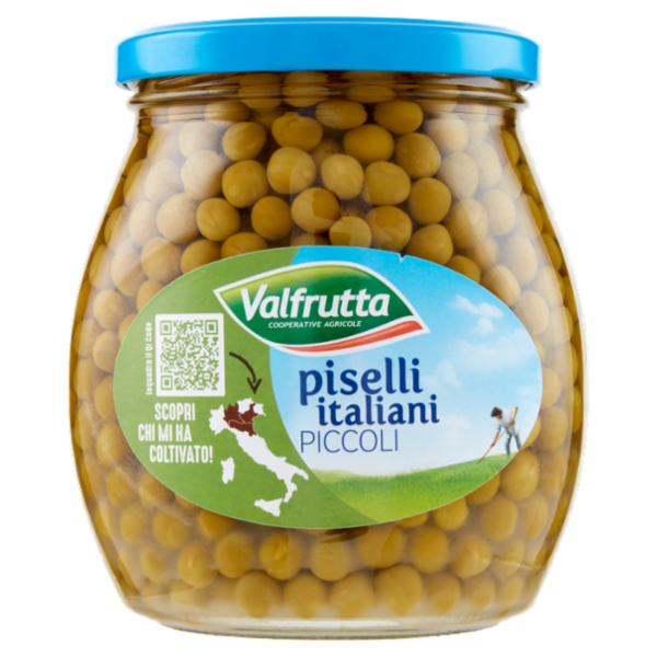 Valfrutta piselli italiani Piccoli 560 g