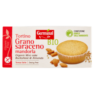 Germinal Bio Tortino Grano Saraceno Mandorla Gluten Free 4 x 45 g