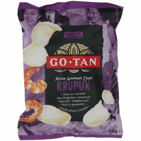 Go-Tan Kroepoek Patatine di Gamberi 50g