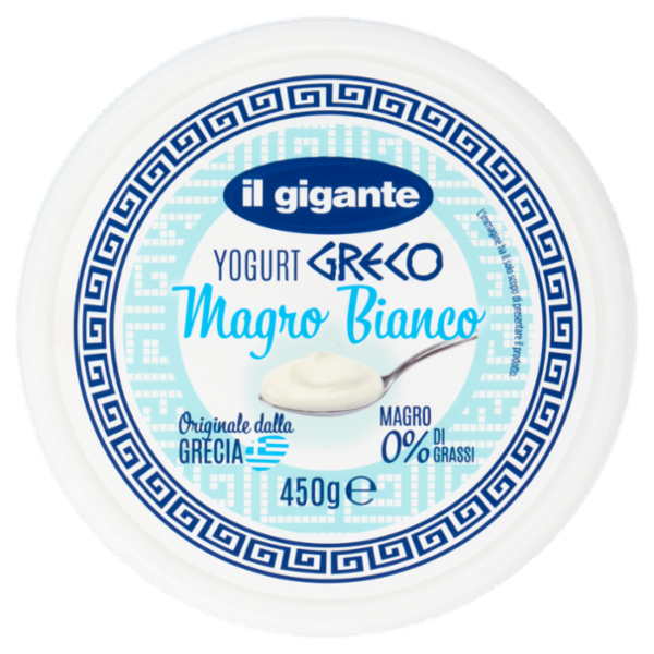 IL GIGANTE Yogurt Greco Magro Bianco 450 g
