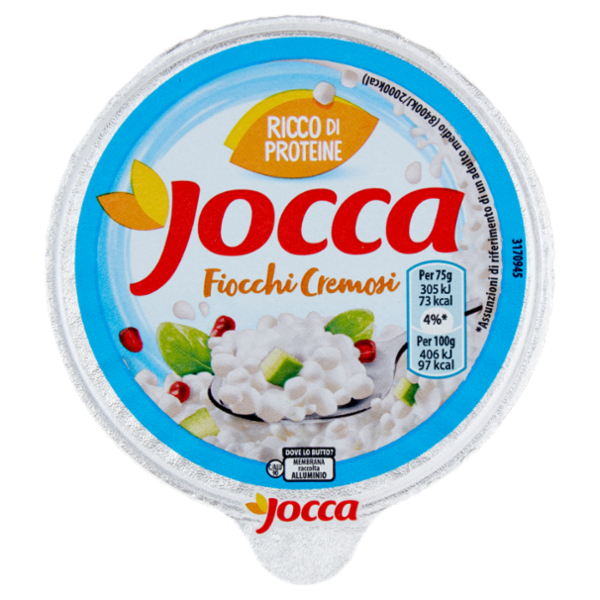 Jocca fiocchi di latte a base di formaggio fresco magro - 175 g