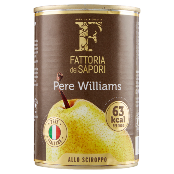 Fattoria dei Sapori Pere Williams allo Sciroppo 420 g