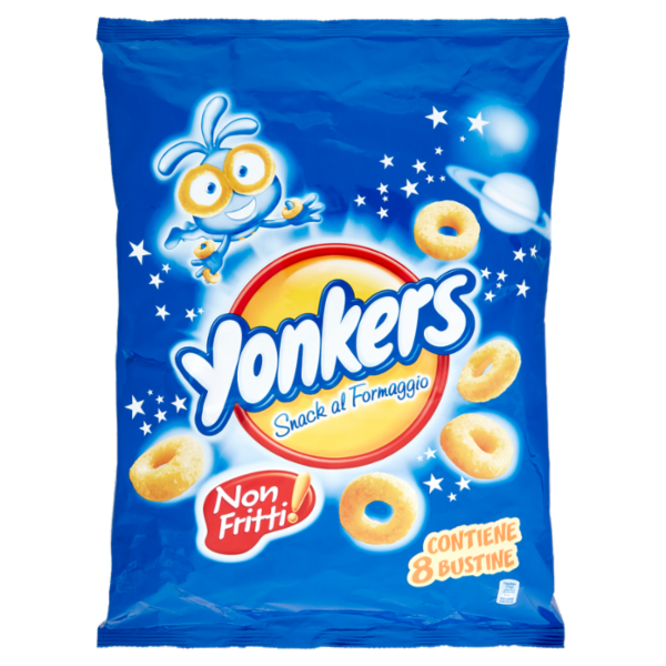 Yonkers snack al Formaggio Multipack 8 Bustine - 120g