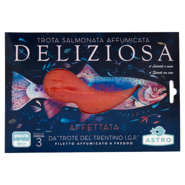Astro Trota Salmonata Affumicata Deliziosa Affettata 0.100 kg