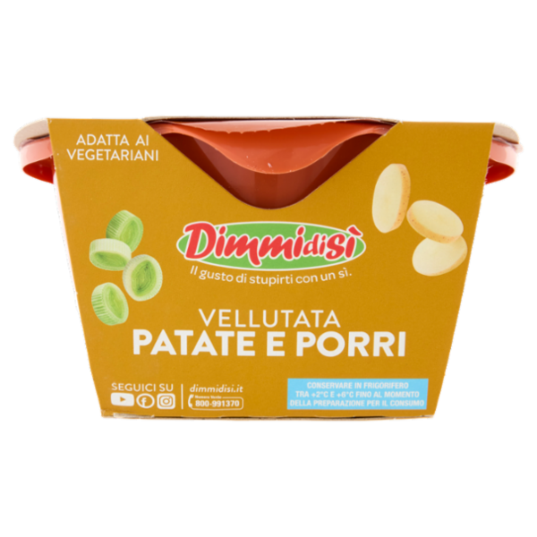 DimmidiSì Vellutata Patate e Porri 620 g