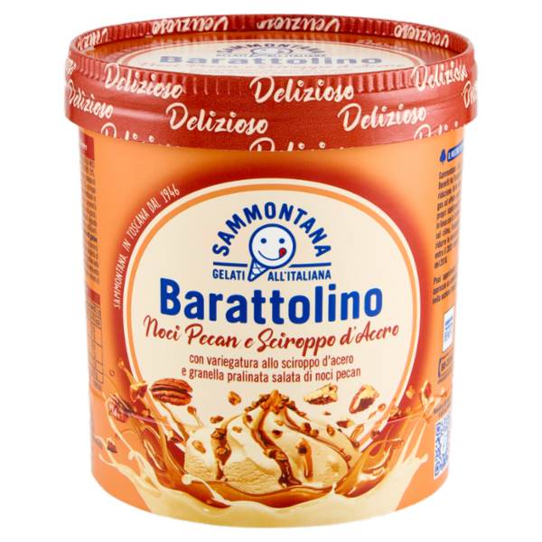 Sammontana Barattolino Delizioso Noci Pecan e Sciroppo d'Acero 500 g