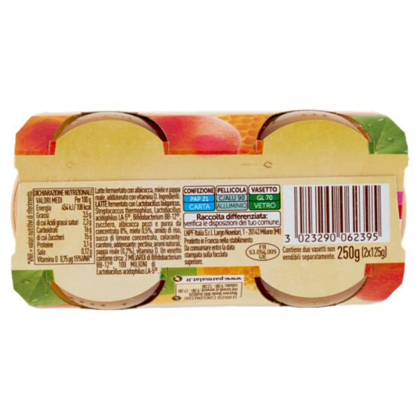 KYR Albicocca e Miele con Pappa Reale 2x125g