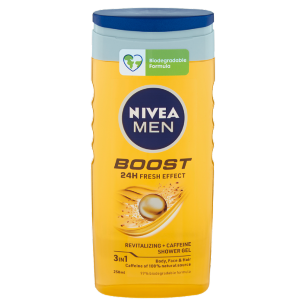 Nivea Men Boost 24H Fresh Effect Shower Gel 250 ml