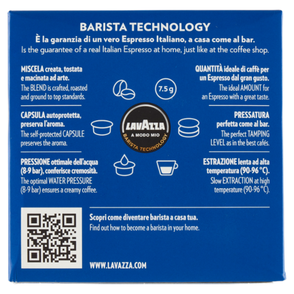 Lavazza A Modo Mio crema e gusto Classico 16 Capsule 120 g