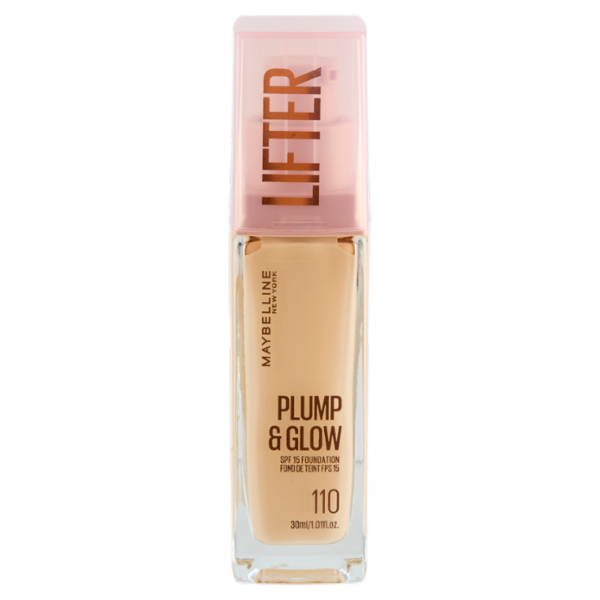 Maybelline New York Lifter Plump & Glow Fondotinta 110 30 ml