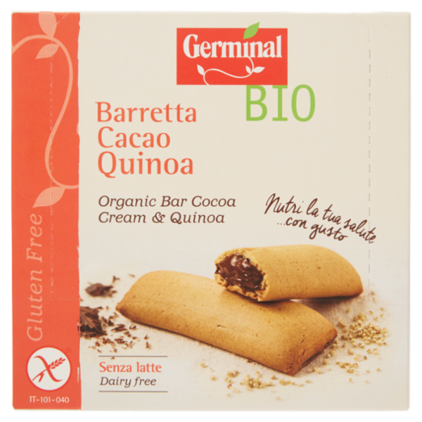 Germinal Bio Barretta Cacao Quinoa Gluten Free 6 x 30 g