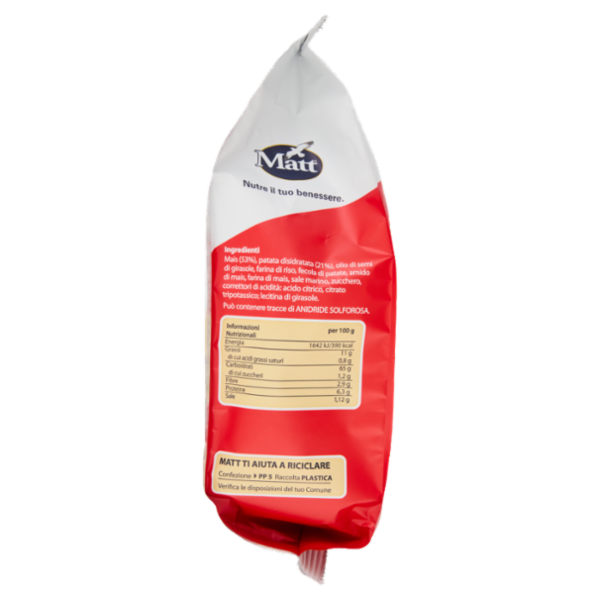 Matt Sfiziosì Potatoes Triangolini di Patate e Mais 60 g