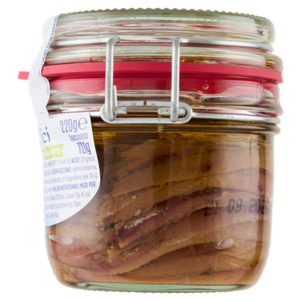 IL GIGANTE Alici distese in olio di oliva (45%) 220 g