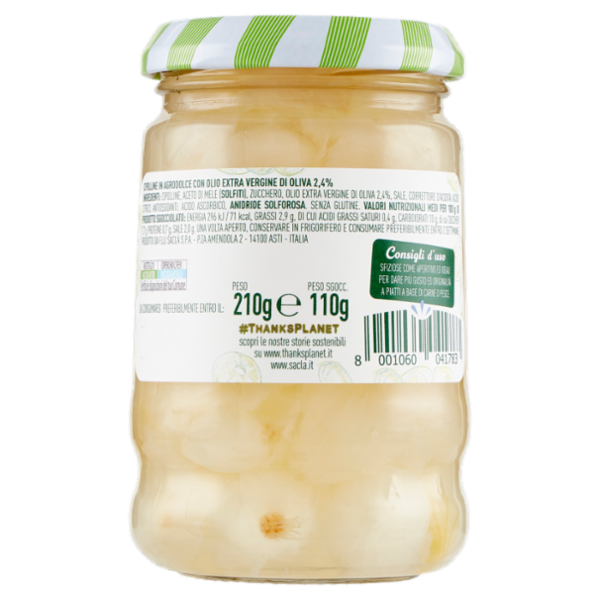 Saclà Sfiziolì Cipolline 210 g