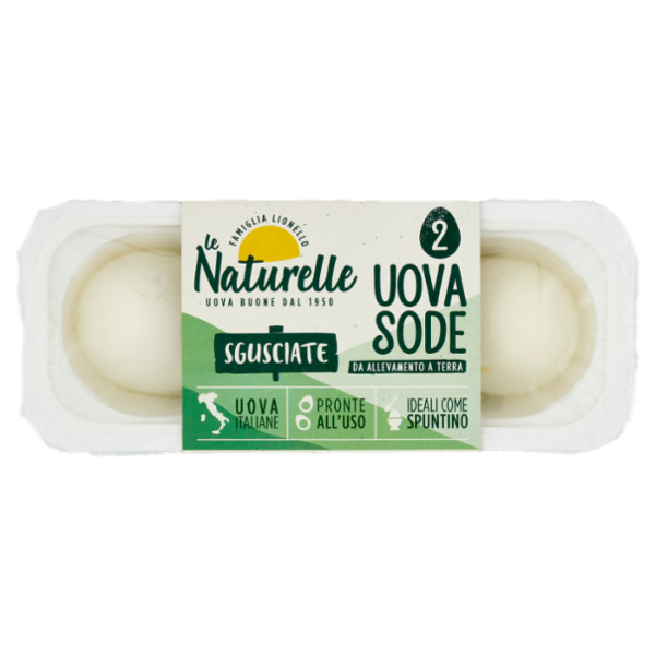 le Naturelle 2 Uova Sode Sgusciate 80 g