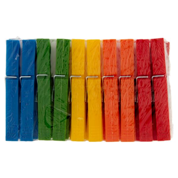 Consilia Mollette Biancheria Plastica Colorate 20 pezzi